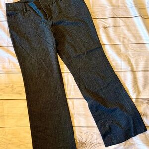 Mossimo Supply Co. Women's Black Striped Stretch Trousers